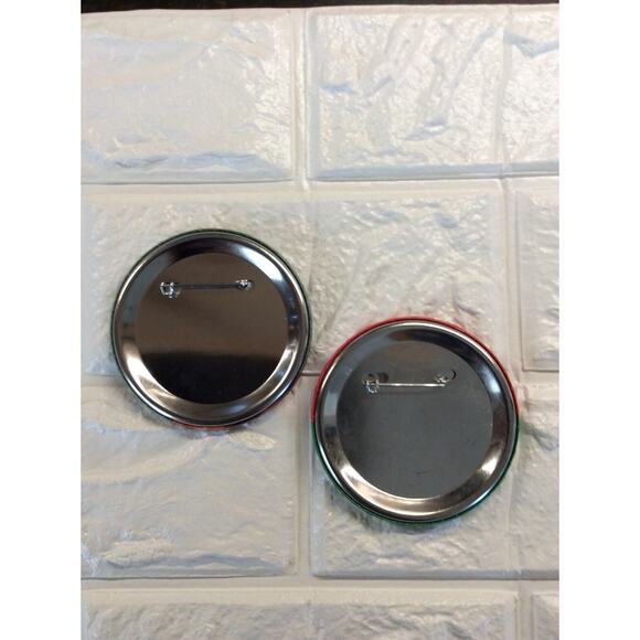 Vintage Boxing MGM Grand 3" Pinback Buttons Toney Jones Chavez Taylor II Pins - Picture 2 of 2